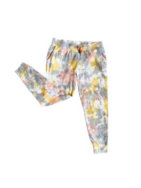 #39 OLD NAVY ~ Multicolor Tie-Dye Sweatpants in Pink, Yellow and Gray size M